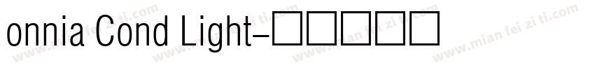 onnia Cond Light字体转换